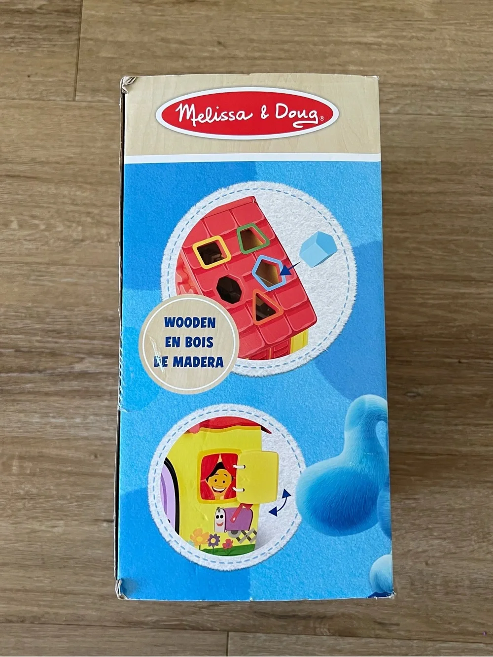NIB Melissa & Doug X Blue’s Clues Wooden Take Along House